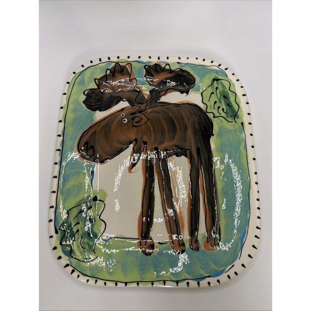 ARTABLES CANADA MOOSE 9 1/2" PLATTER